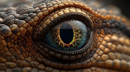 Naklejka premium close up of a lizard