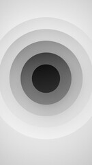 Monochrome concentric circle pattern mobile wallpaper