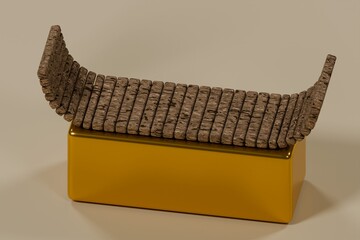 3d render of a file folder