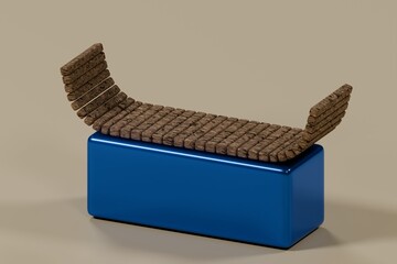 armchair isolated on white background