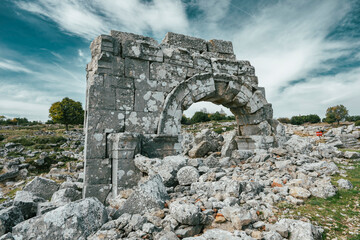 Cremna or Kremna (Ancient Greek: Κρῆμνα), was an ancient town in Pisidia. It is situated in...