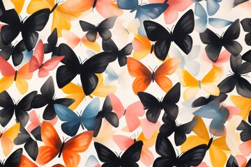 Butterlies backgrounds pattern petal.