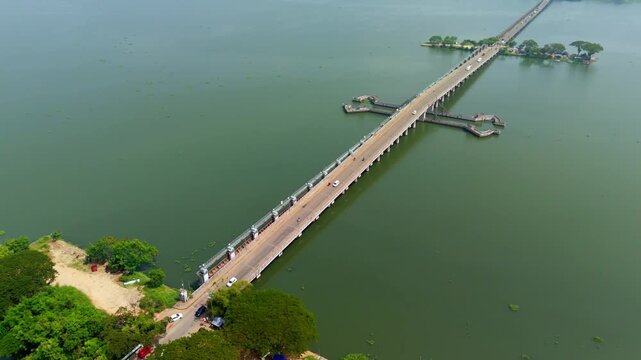 Thanneermukkom Bund is also known as the Thanneermukkom Salt Water Barrier significant structure across Kerala's Vembanad Lake built to stop saltwater from entering the Kuttanad lowlands