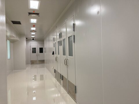 Cleanroom Corridor A Pristine and Sterile Environment for Manufacturing and Research Activities