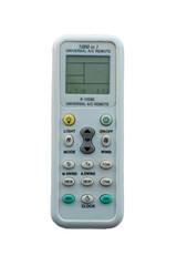 Universal air conditioner remote with screen and multifunction control buttons