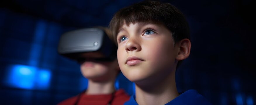 The featuring virtual students within an immersive learning environment enhances educational engagement.