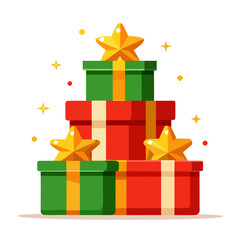 gift boxes vector illustration