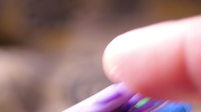 Multicolored Ballpoint Pen Nibs Extending and Retracting with Loud Click Sound Effects Close up View Different Colors Change Office School Study Concept Detailed Writing Mechanism Visual