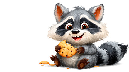 Obraz premium squirrel with a nut isolated on white background 