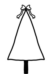 Tree,Christmas Tree ,Doodle Clipart,Hand-Drawn, Forest PNG, Designs, Holiday Crafts