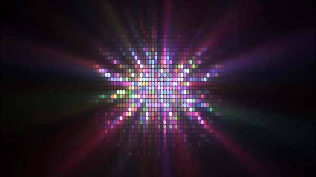 Tiny Soft Cluster of Pixels Shimmering Briefly Before Fading, Creating Subtle Ethereal Light Effect