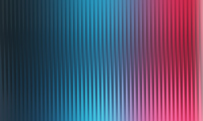 Vertical corrugated texture background with cool blue and warm pink color transition