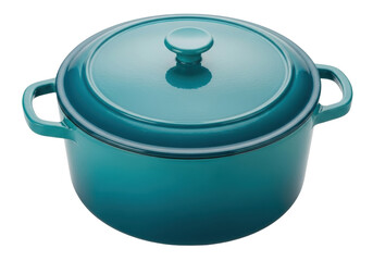 Isolated Dutch oven is a durable, versatile cast iron cookware for home and restaurant uses