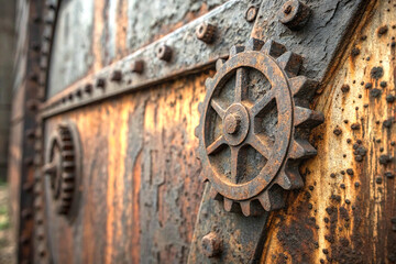 Rusty industrial texture