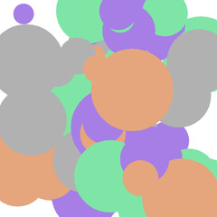 earthy petal abstract vector