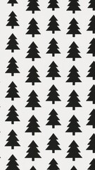 Obraz premium Minimalist pine tree pattern mobile wallpaper