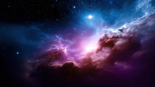 Radiant Galaxy Mist under Starry Night