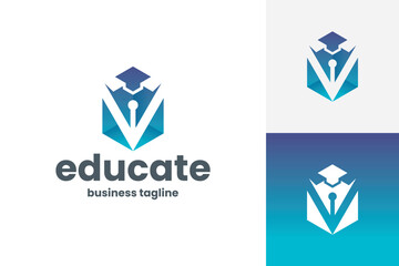 pen education logo vector