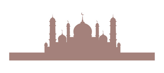 Islamic banner design celebrating Milad un Nabi, complete with a mosque

