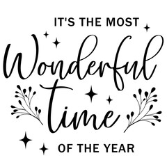 Christmas Ornament Typography Lettering Text