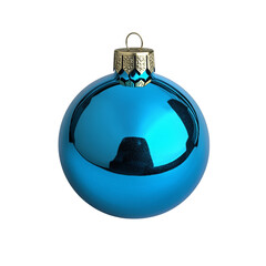 Blue Christmas Tree Decoration PNG Clipart
