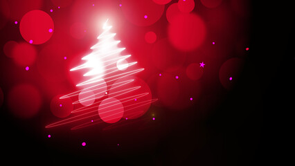 albero di natale, cartolina di natale, albero, natale