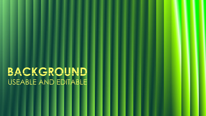 A smooth vertical bar pattern blending deep teal to bright lime green with a dynamic lighting effect for design