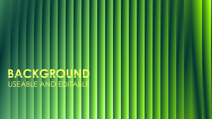 A smooth vertical bar pattern blending deep teal to bright lime green with a dynamic lighting effect for design