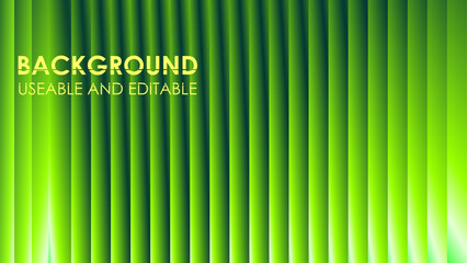 A smooth vertical bar pattern blending deep teal to bright lime green with a dynamic lighting effect for design