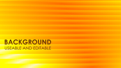 Vibrant Yellow and Orange Horizontal Gradient | Warm Sunburst Abstract Pattern | Modern Sliced Yellow Backdrop | Bright Horizontal Line Texture