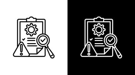 Risk Assessment With Icon Set Design