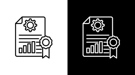 Project Charter With Icon Set Design