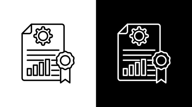 Project Charter With Icon Set Design