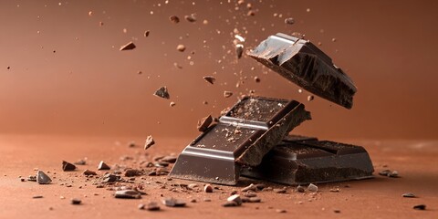 Indulge in rich dark chocolate chunks, a perfect treat for dessert menus or decadent promotions, promising delicious satisfaction