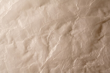 茶色く皺がある紙のテクスチャ