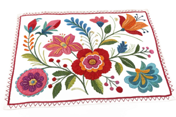 Traditional Mexican or Eastern European Style Hand Embroidery
