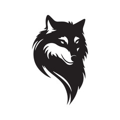 wolf head vector illustration