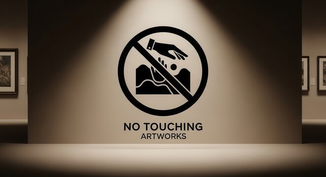 Museum Exhibition: Gentle Reminders Against Touching Artworks and Preserving Artifacts