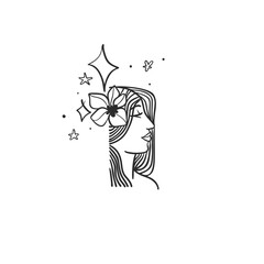 Hand drawn vector abstract outline,graphic,line vintage art nouveau ornament floral frame in calligraphic elegant modern style.Ornate floral vintage outline design concept.Vector frame elements.