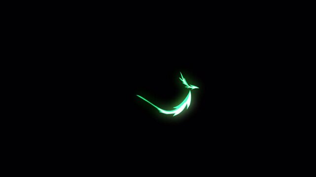 Anime Element Slash Glowing Sword Strike Effect