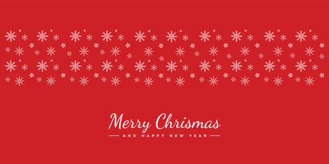 Christmas seamless snowflake border, flake header, banner, backdrop