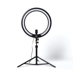 Studio ring light with tripod stand for photography and videography