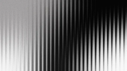 Wandcirkels Fractale golven Black white wave fractal glass gradient blurred background, abstract transparent glass trendy wallpaper grainy noise texture.   © Arthapicture