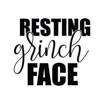 resting grinch face