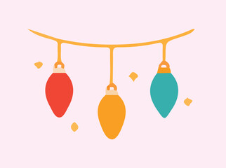 christmas tree decorations, Vector Design, Illustration Vector design