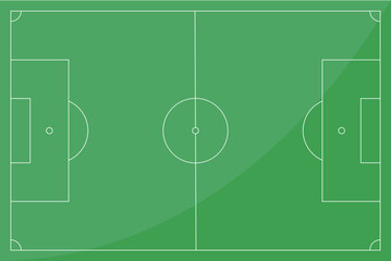 Ilustration of a Soccer Field