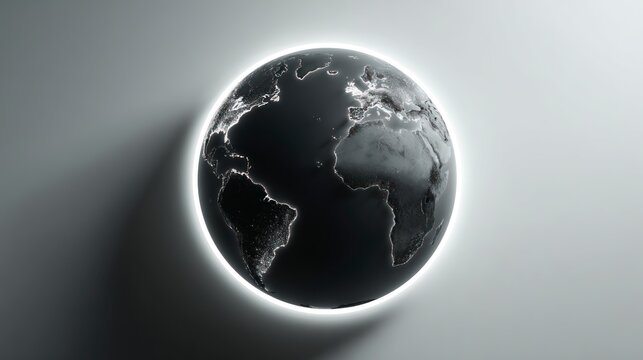 Earth globe graphic design