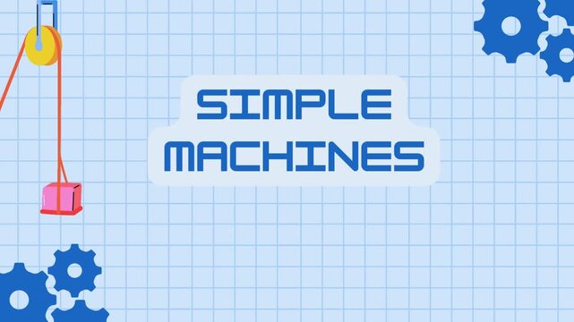 Physics concept illustrating basic mechanical advantage with classic tools