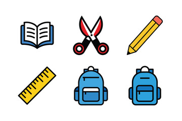 back to school icons