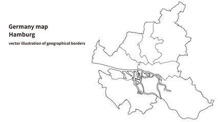 Hamburg Map – Detailed City-State Map of Germany